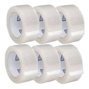 6 Rolls of Packaging Tape 2" x 110yds ULINE S-423